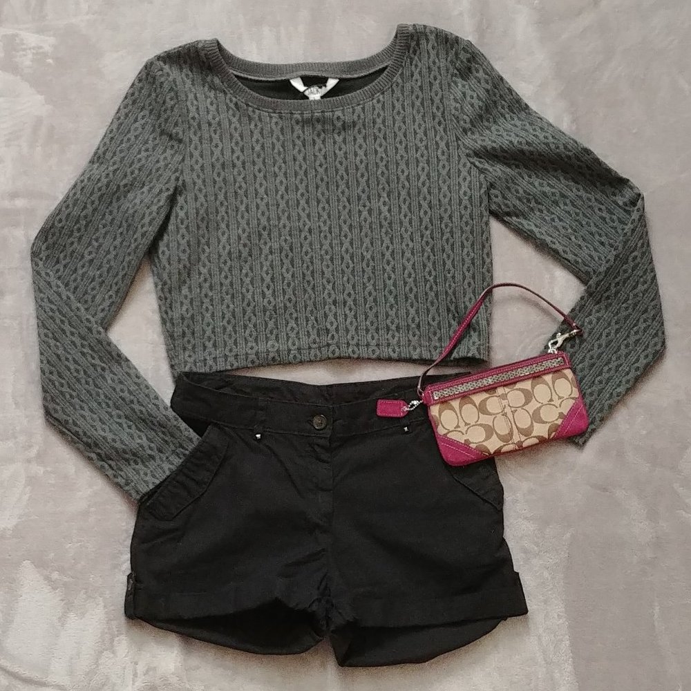 🌈2/$25 Jack by BB Dakota Long sleeve crop top